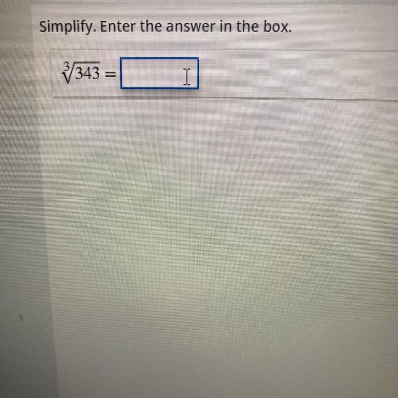 Simplify. enter the answer in the box. PLEASE I NEED IT ASAP-example-1