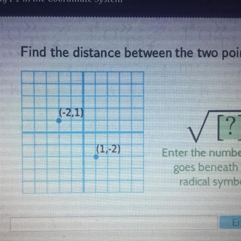 Find the distance between the two points, and explain if you want to.-example-1