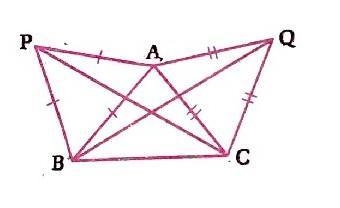 In the adjoining figure , APB and AQC are equilateral triangles. Prove that PC = BQ-example-1