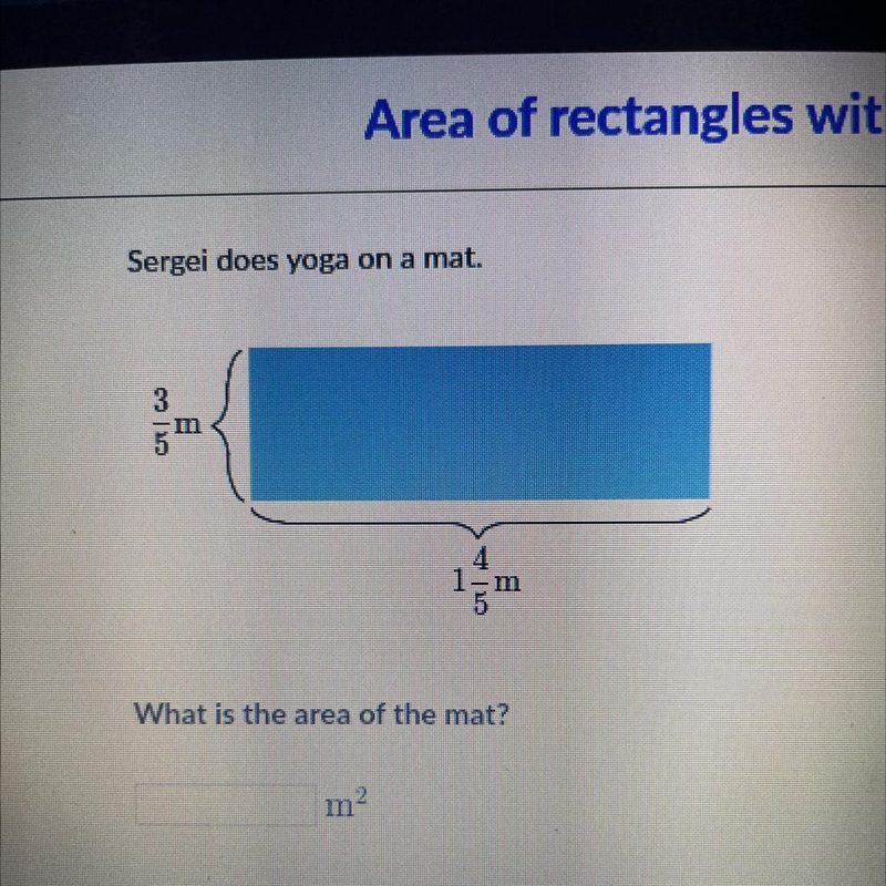 What is the area of the Matt-example-1