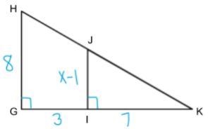 (20 POINTS, RIGHT ANSWER ONLY PLEASE) What value is needed to prove the triangles-example-1