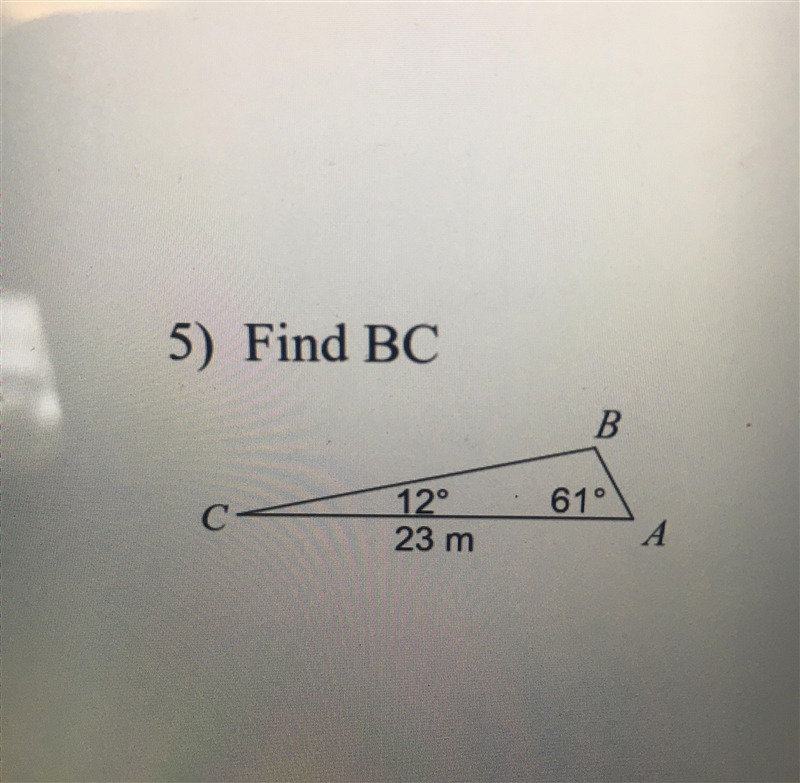 Law of Sine. Find the measure of the indicated angle. Need help please. I need explanation-example-1