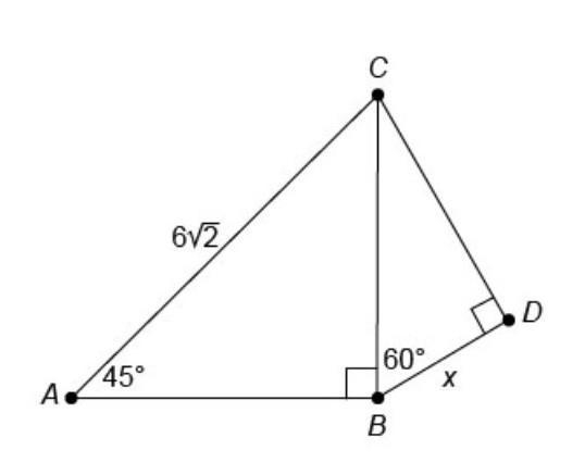 What is the value of x? Enter your answer in the box. x =​-example-1