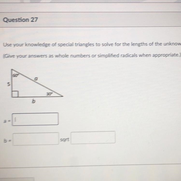 Special right triangle! PLEASE HELP!-example-1