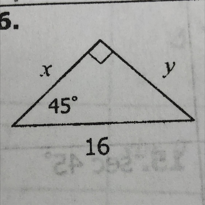 HELPPPPPP!!! find each missing length. give all answers in the simplest radical form-example-1