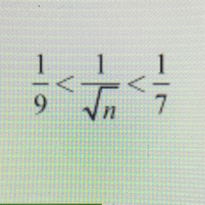 How many more whole numbers can “n” satisfy in the inequality shown?-example-1