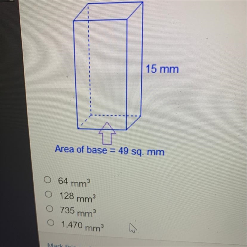 What is the volume of the right rectangular prism?-example-1