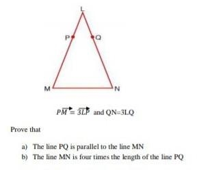 Aanswer (a) and (b) a) a line pq is parallel to the line MN b) The line MN is four-example-1