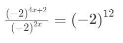 What is the value of x that makes the following equation true? You must show your-example-1