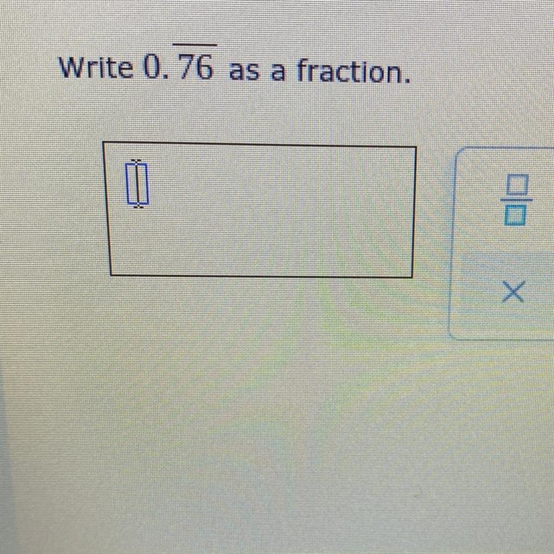 Write 0.76 as a fraction.-example-1