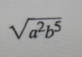 Simplify this radical expression, shown in the following image. ​-example-1