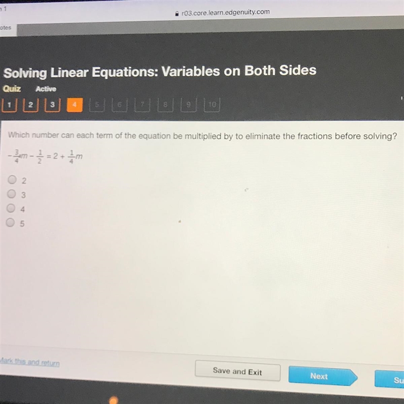 PLEASE HURRY!!! Which number can each term of the equation be multiplied by to eliminate-example-1