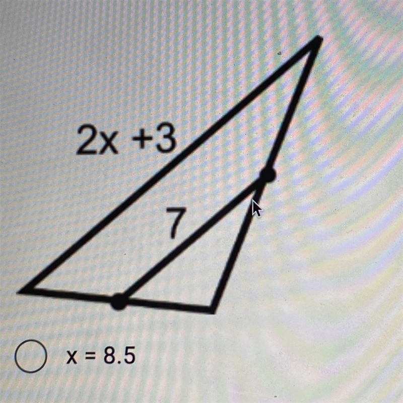 Solve for X If you have 2x+3-example-1