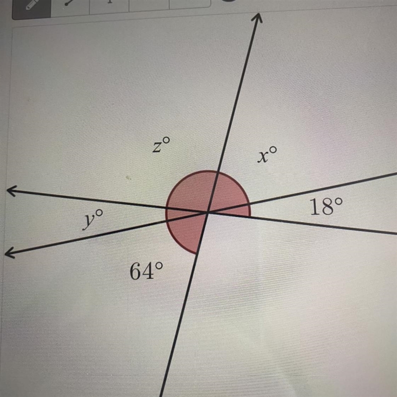 Write a true equation based on this diagram-example-1