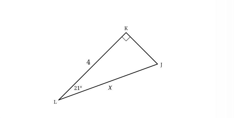 Solve for xx. Round to the nearest tenth, if necessary. ​-example-1