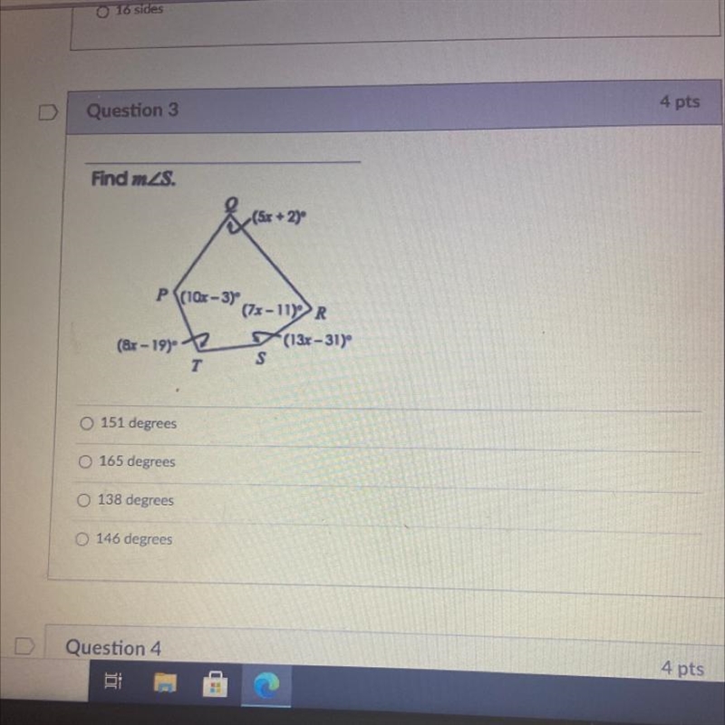 Find mzS. It’s geometry I need help-example-1