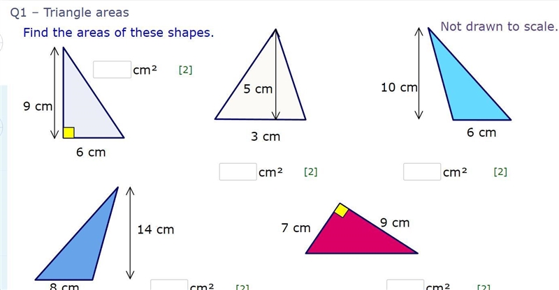 Hello! Guys I need some you to help me to solve this Areas of triangles homework. Shown-example-1