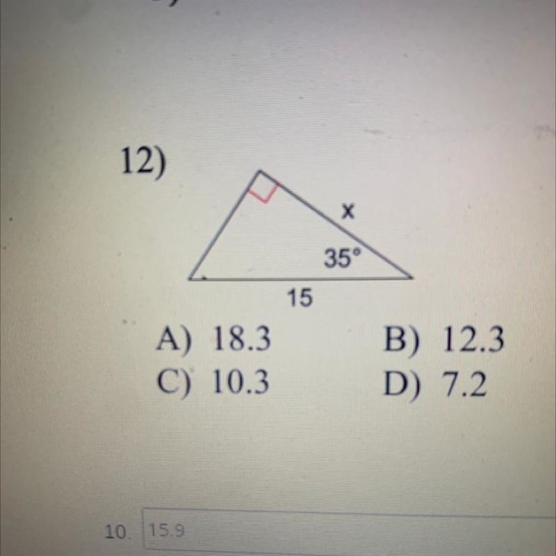 Find the missing side-example-1