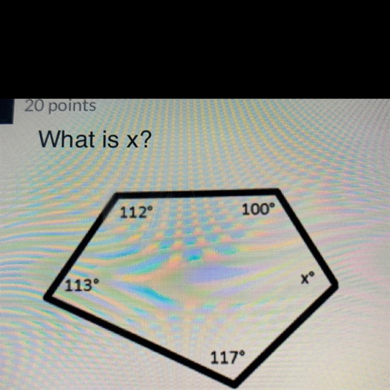 What is x? 112° 100° 113° to-example-1