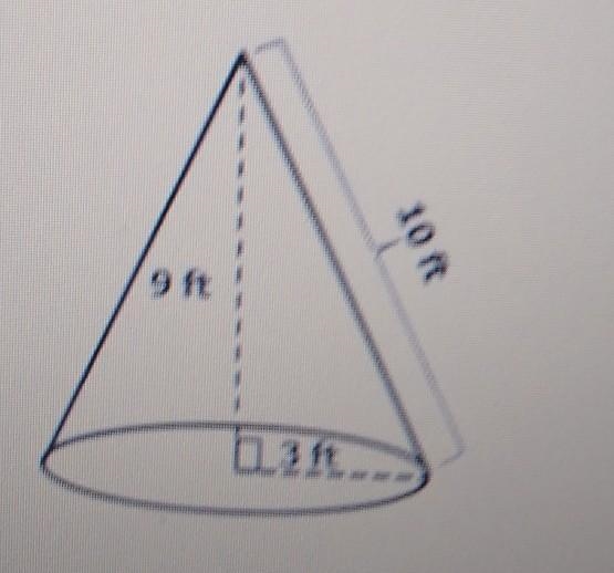 What's the volume of the cone​-example-1