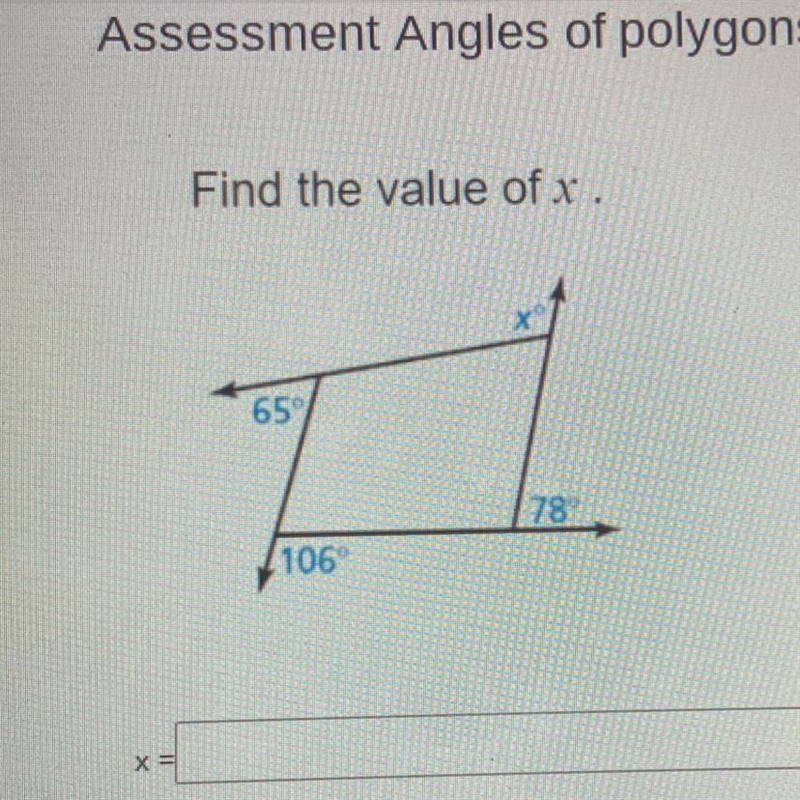 Find the value of x :’))-example-1