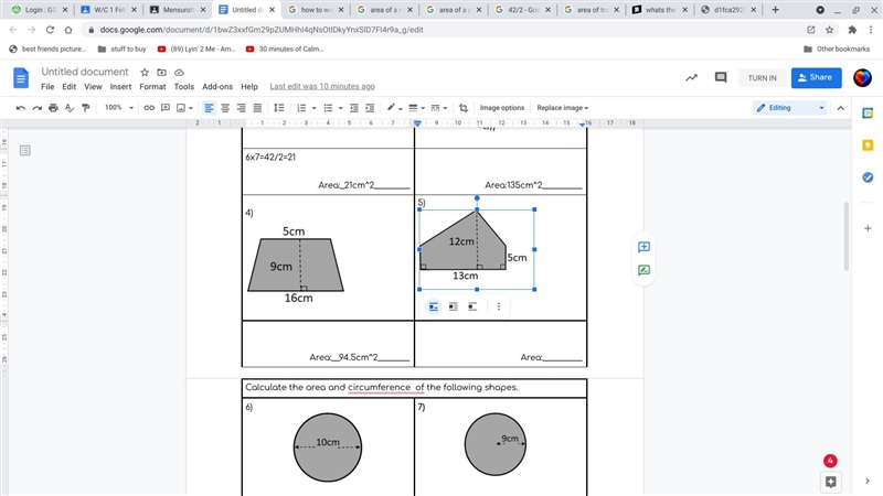 what is the area of the house type shape outlined in blue this is a maths test could-example-1