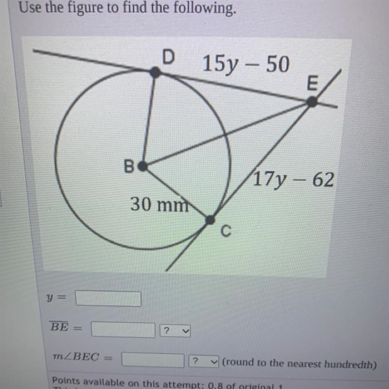 How to find the following on this tangent equation-example-1