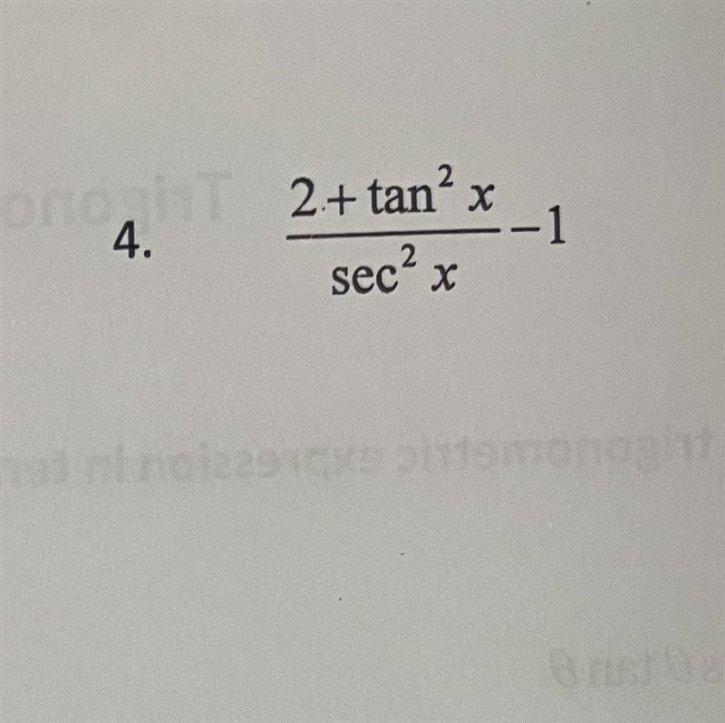 I need help with pre-cal and understanding how to simplify this trig expression with-example-1