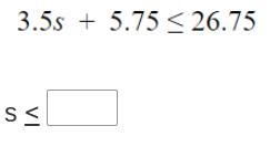 Please Help! I need you to solve the inequality for the box. This is grade 7 math-example-1