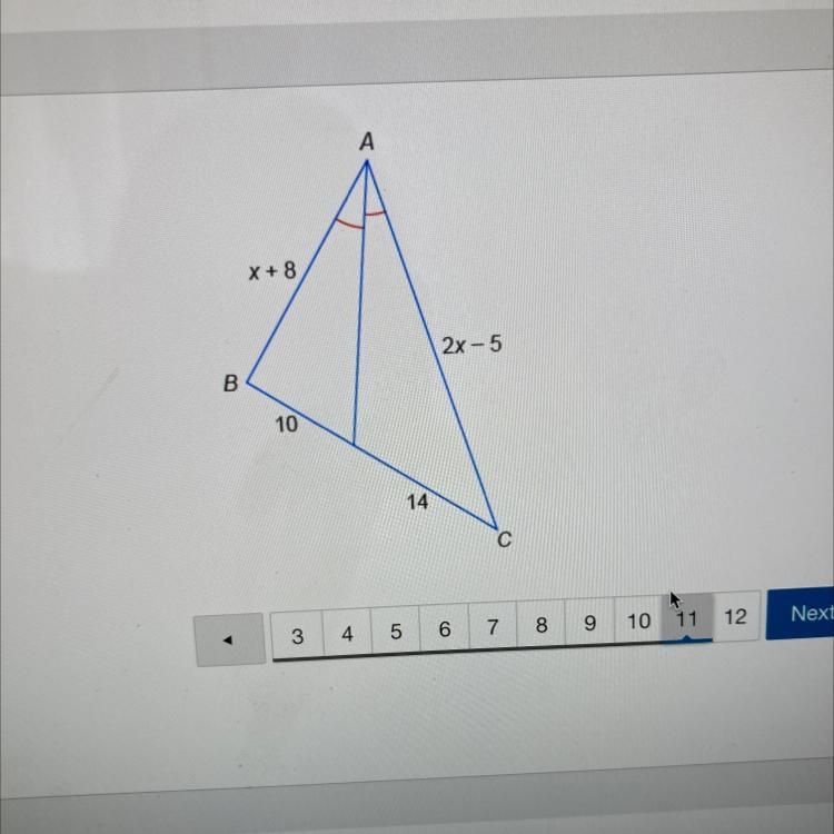 What is the value of X enter your answer in the box￼-example-1