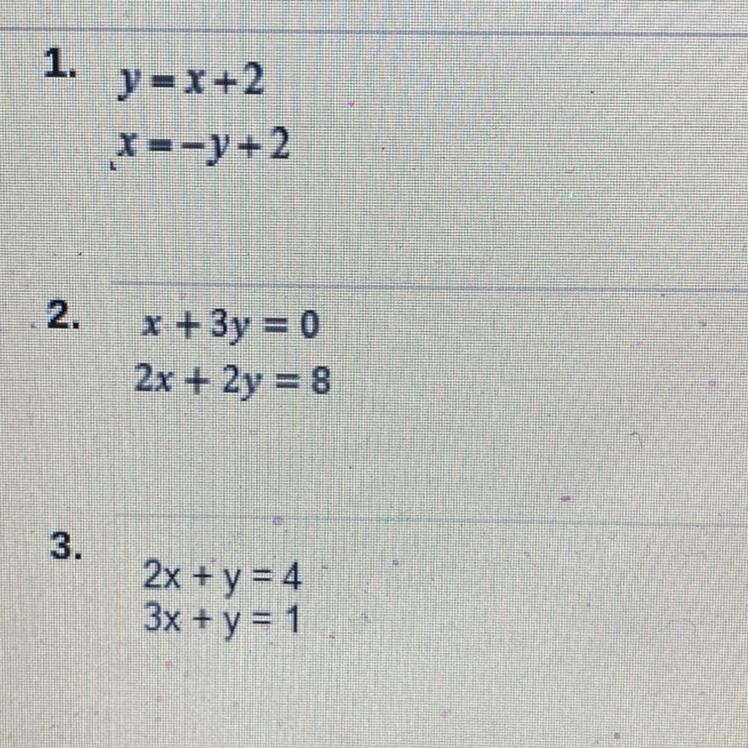 Explain and help me with these pls and tyty ( solving using the substitution method-example-1