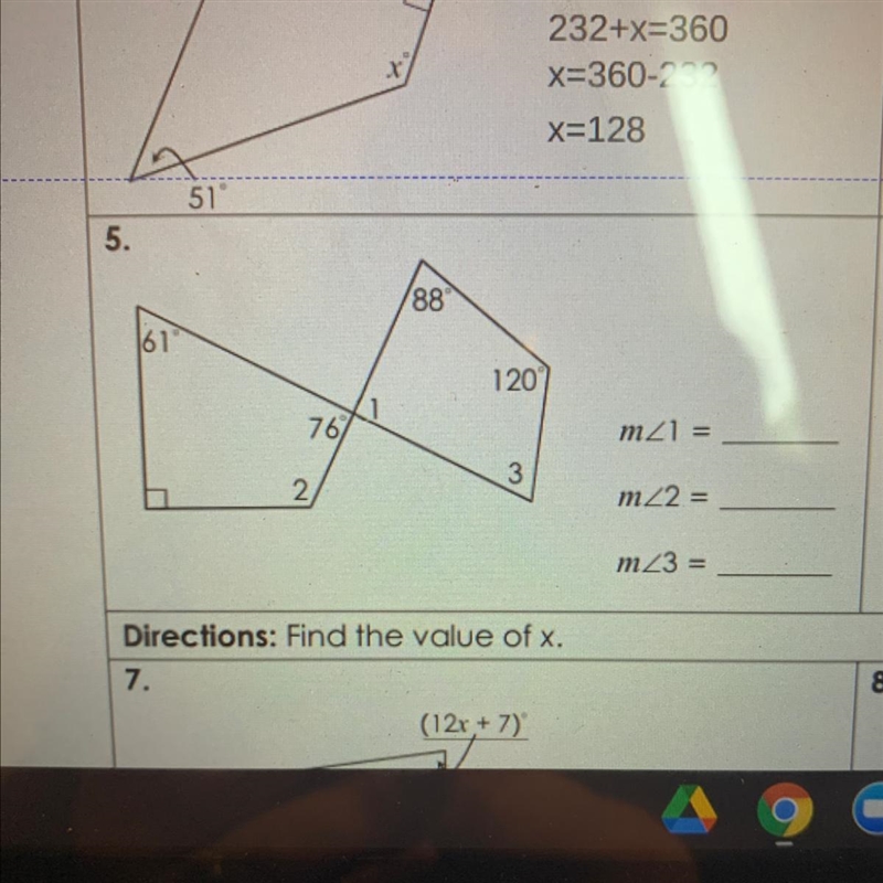 Find missing measure (No.5)-example-1