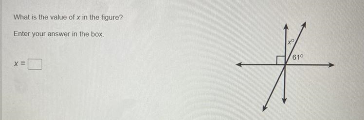 PLS HELP ASAP!!!! what is the value of x in this figure ? enter your answer in the-example-1