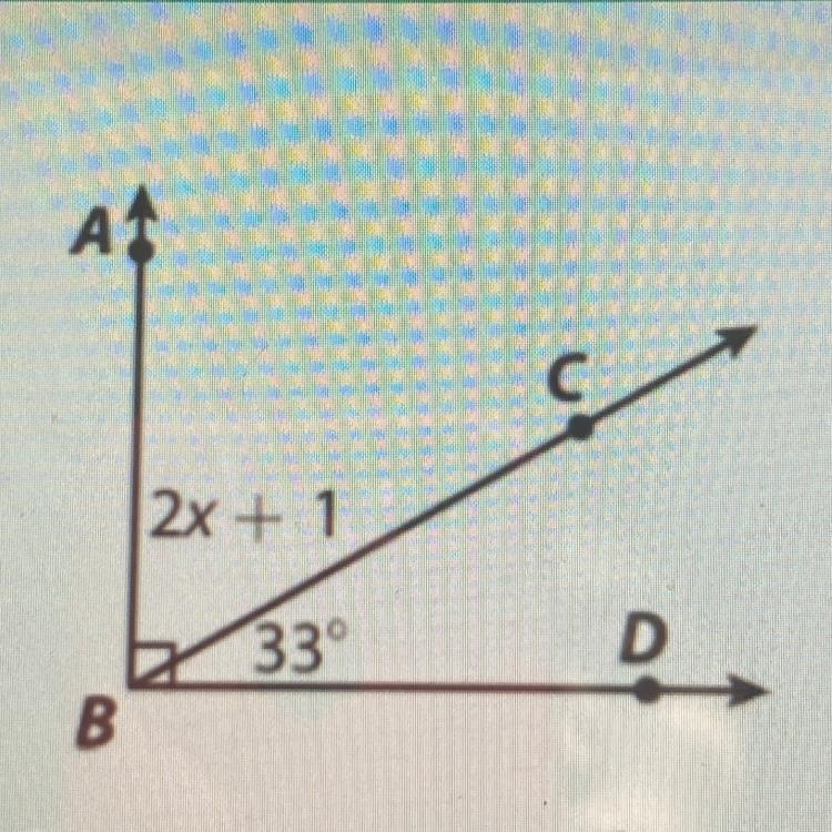 What equation would you use to solve for x?-example-1