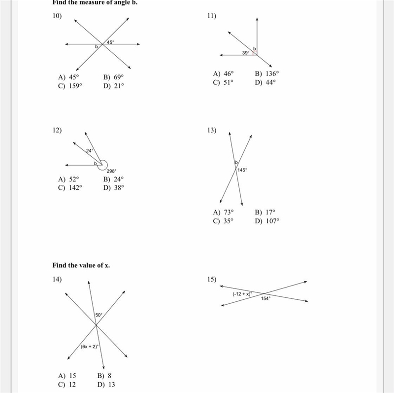 Find the measure of angle b-example-1