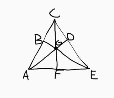 In △ABC, G is the centroid and BE = 21. Find BG and GE.-example-1