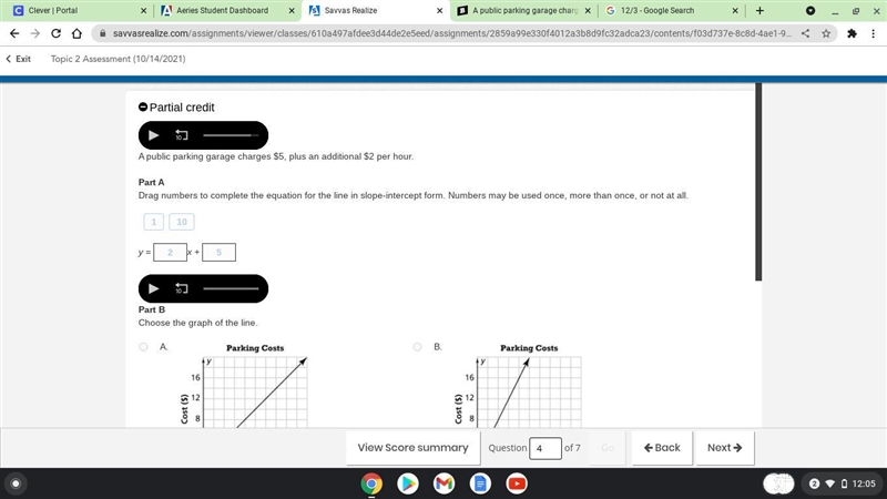 PLEASE HELP!!!!! i know my equation is y=2x+5 what graph is it?-example-2