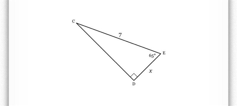 Solve for x. Round to the nearest tenth, if necessary.-example-1