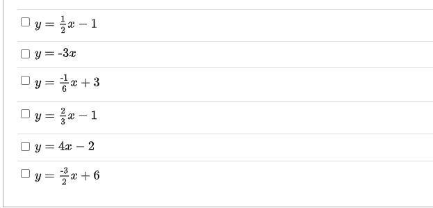 The solution to the system is (6,2) Select all the equations that could be the other-example-2