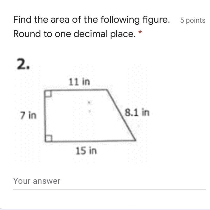 Find the area to the following figure. Round to the one decimal place.-example-1