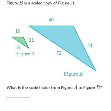 What is the scale factor from Figure A to Figure B?-example-1