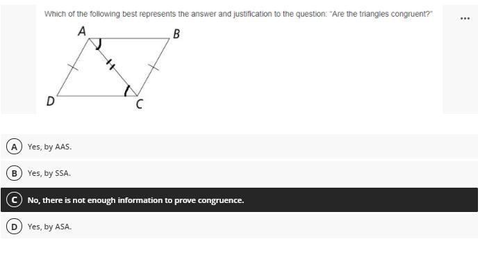 Are these triangles congruent?-example-2