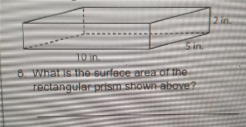 What is the surface area of the rectangular prism shown above?​-example-1