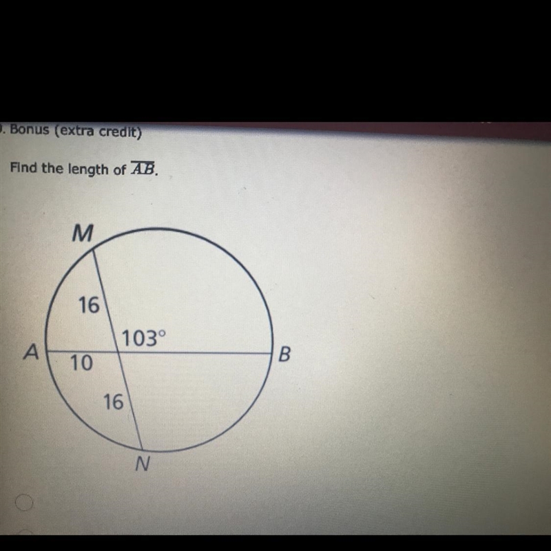 Find the length of AB-example-1