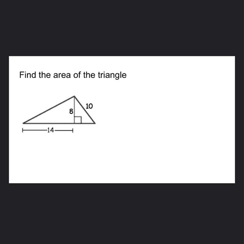 Find the area of the triangle-example-1