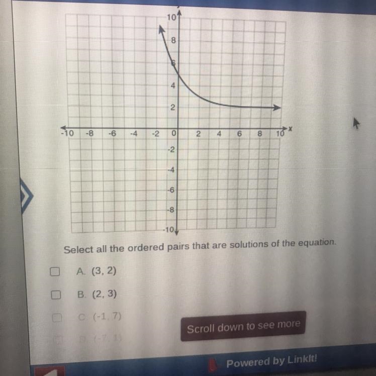 D. (-7,1) PLEASE HELPPPPPPP ASAAAPPPPP-example-1