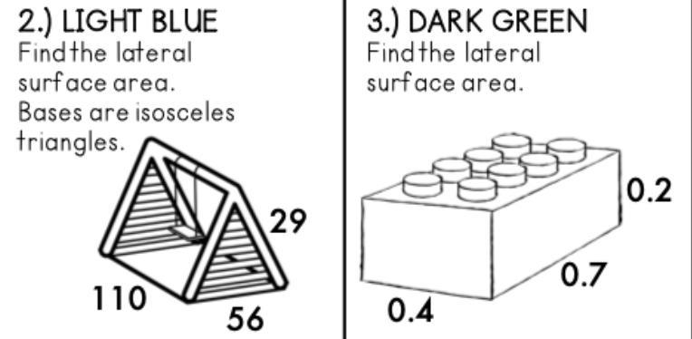 Pls pls help! super desperate. find the lateral surface areas of the shapes shown-example-1