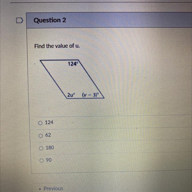 Please I need help. Find the value of u.-example-1