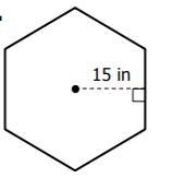 Find the area of this hexagon-example-1