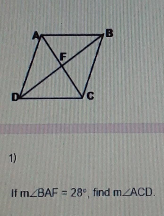 I need to know what is the find m<ACD​-example-1